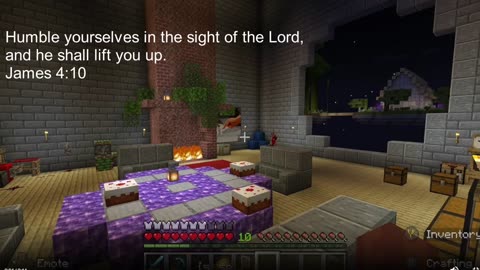 Minecraft Bible Verse of the Day James 4:10