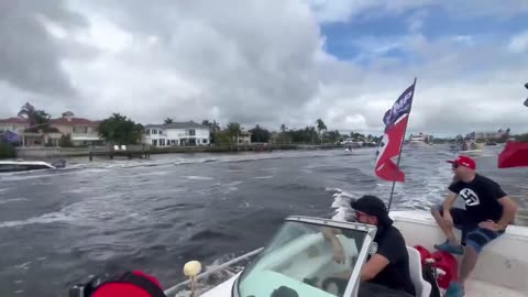 Swastika-Laden Boat Sparks Outrage at Pro-Trump Parade in Florida