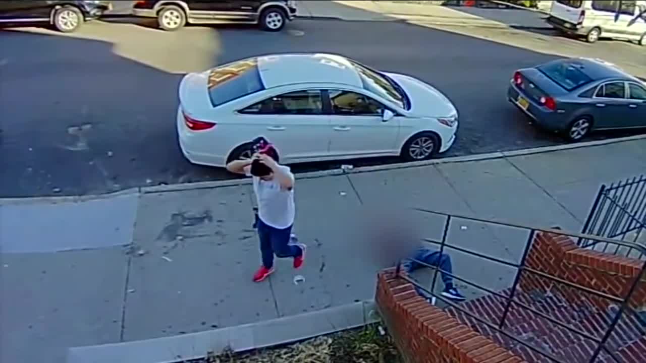 Tenant fatally shoves landlord down stairs.