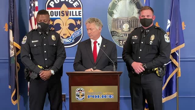 Dr. Paul Honors Louisville Metro Police Department