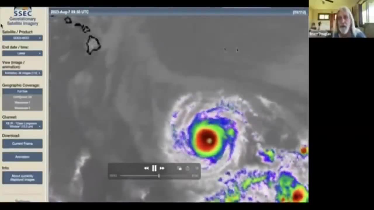 What was going on in the skies over Maui during the fires?? Unbelievable New SATELLITE imagery