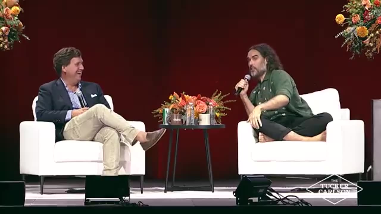 Tucker Carlson Live Tour in Phoenix, Arizona. Russell Brand