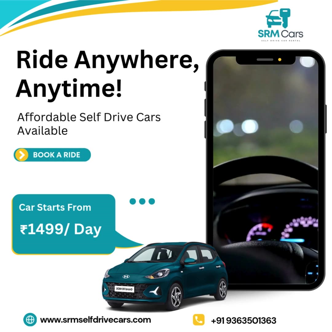 Self Drive Cars in Chennai with Unlimited Kms SRM Self Drive Cars