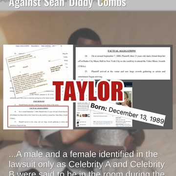 Fact Check: Taylor Swift Was NOT Named In Rape Complaint Lawsuit Against Sean 'Diddy' Combs