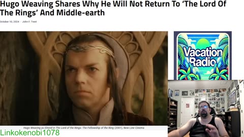 Hugo Weaving Giving A Reason Why He Will Not Be Returning To Middle Earth