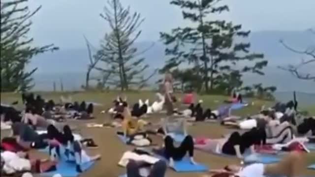 The STRANGEST Yoga Class in the World