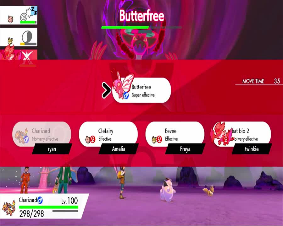 Pokemon Sword and Shield - Butterfree Max Raid Battle Gameplay