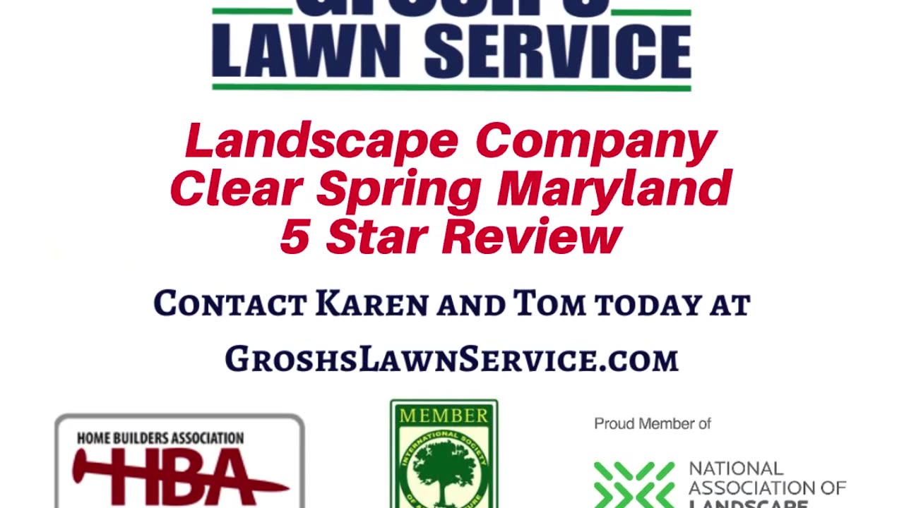 Landscape Contractor Clear Spring Maryland 5 Star Review Video