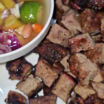 Filipino Grilled Pork Liver for Friday breakfast!!