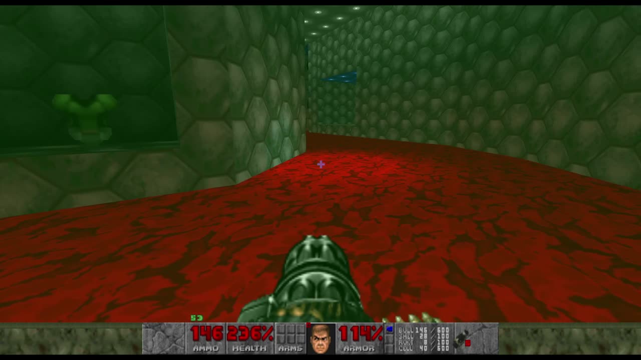 Brutal Doom - The Shores of Hell - Hard Realism - Pistol Start - Deimos Lab (E2M4)