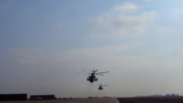 MH-53M Takeoff and flyby