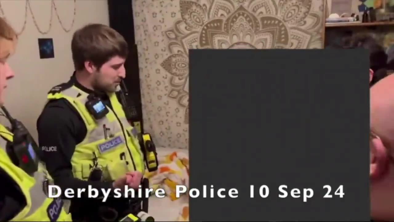 UK Derbyshire Police break into elderly couples home