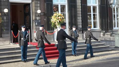 Koningspaar geeft concert op het Vrijthof in Maastricht