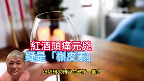 紅酒頭痛元兇 疑是「槲皮素」