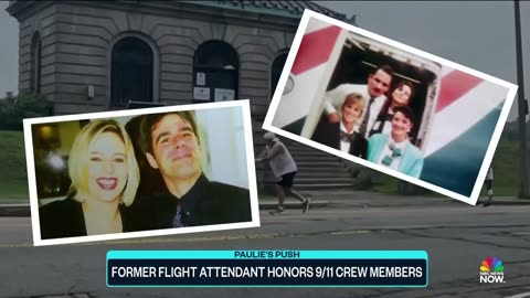 This former flight attendant uses a beverage cart to honor 9/11 crew members