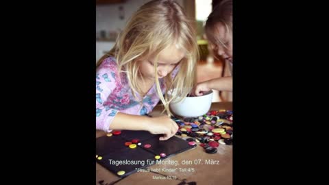 Tageslosung für Montag, den 07. März