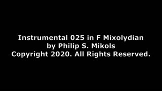 Instrumental 025 in F Mixolydian