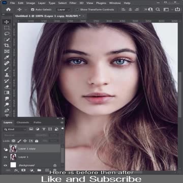 Impression of Smile Using Liquify Tool