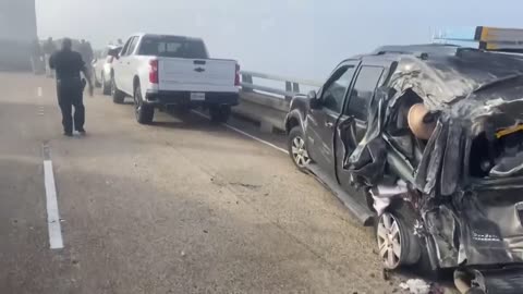 Up to 50 Vehicles Involved in Crashes Shut Down Louisiana Causeway Bridge in Both Directions