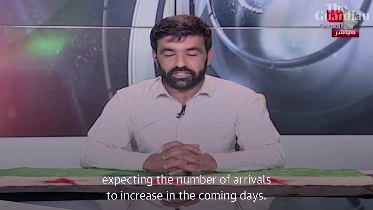 Syrian rebels broadcast first news bulletin on state television