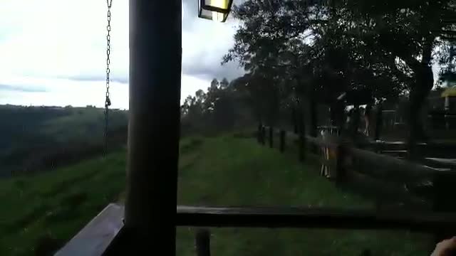 rain in the serra de são pedro, in brazil