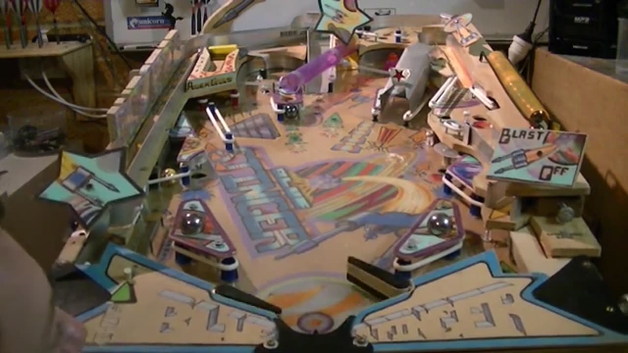 Homemade Pinball Machine by dazzadasha