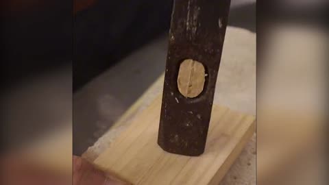 HOW TO HAMMER NAILS INTO A BRICK