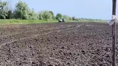 Harvesting in Ukraine in 2023.