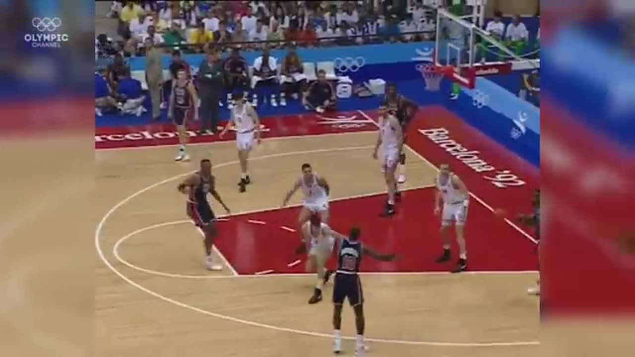 (FIBA 1992.08.08) Team USA (Dream Team) vs Croatia - 1992 Olympics