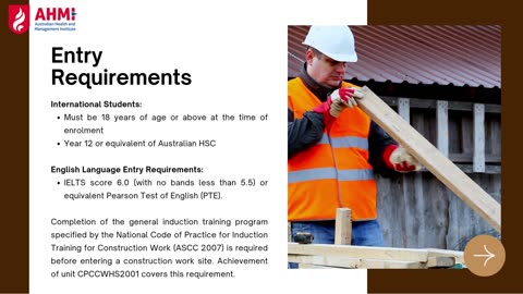 Build Your Future | Certificate III in Carpentry at AHMI, Sydney