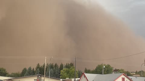 Dust Storm in Moscow, Idaho