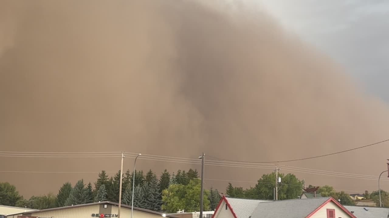 Dust Storm in Moscow, Idaho