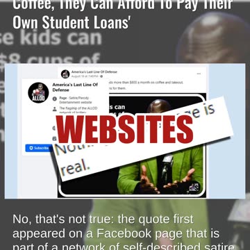 Fact Check: Fake Michael Jordan Quote About '$8 Cups Of Coffee' And 'Student Loans' From Satire Page