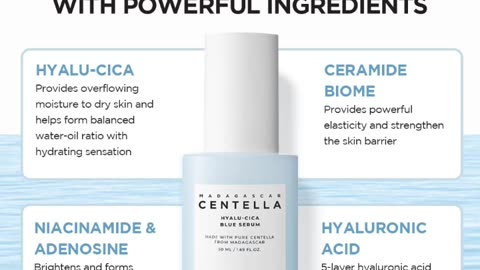 SKIN1004 Hyalu-CICA Blue Serum