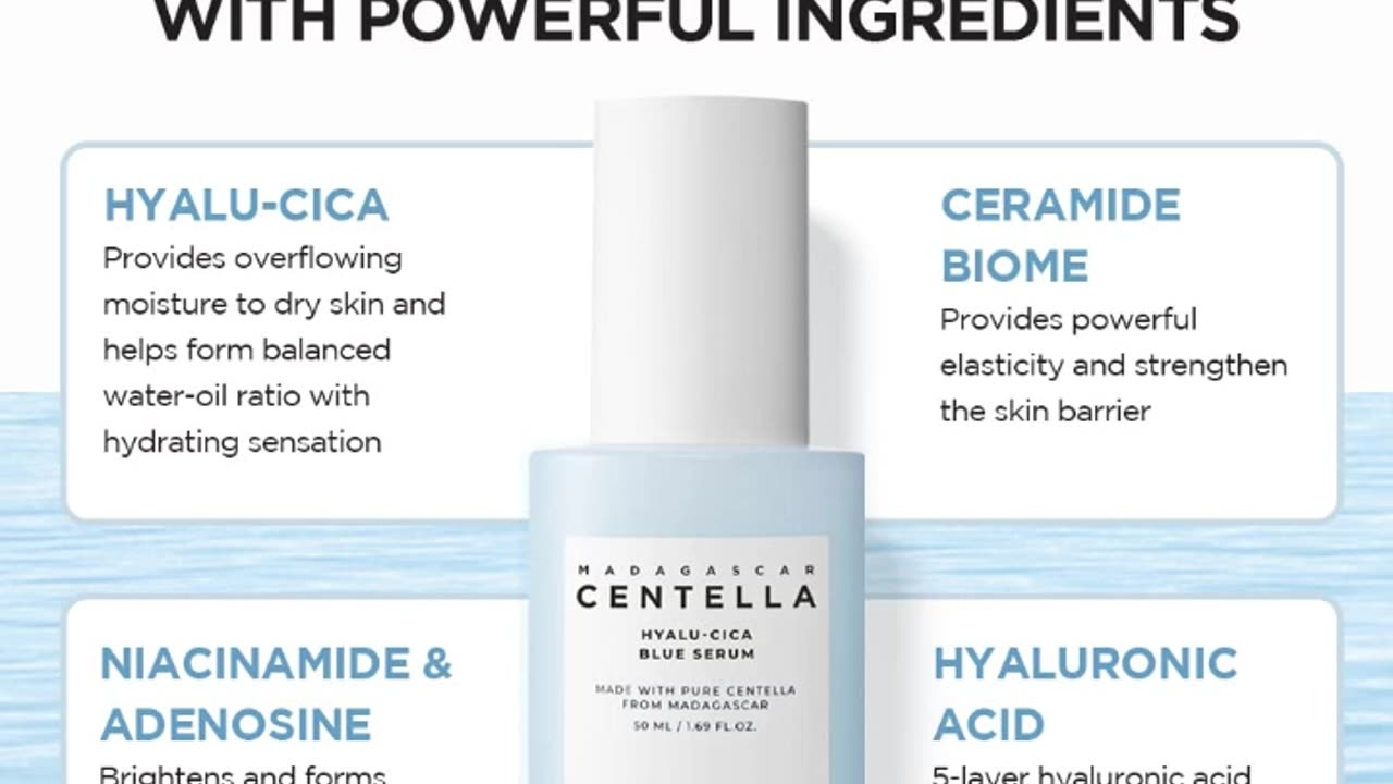 SKIN1004 Hyalu-CICA Blue Serum