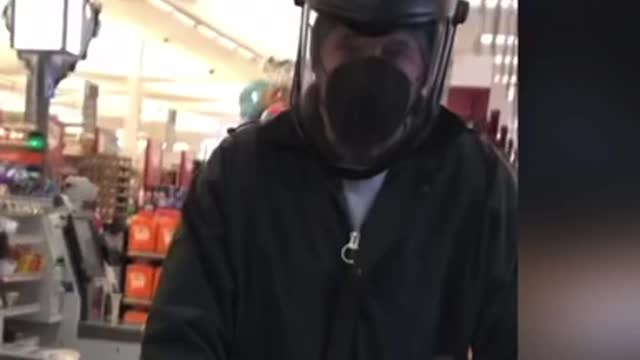 Astronauts in the grocery stores