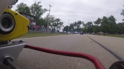 2021 Sugar River Raceway Historic Vintage Kart Race #1 Onboard