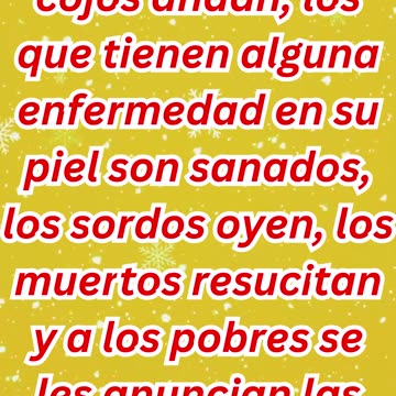 "Las Señales del Reino: Sanidad y Liberación" Mateo 11:4,5.#shorts #youtubeshorts #ytshorts #ytshort