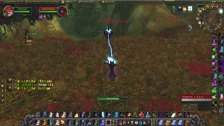 World of Warcraft Classic Shadow Farming in Felwood, trying to get runes for raid night