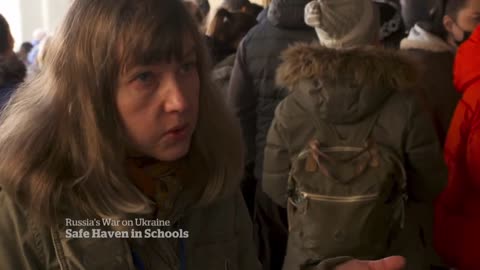 Western Ukraine schools transformed into homes for refugees