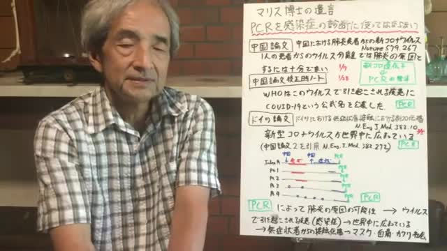 【79】マリス博士の「PCRを感染症の診断に使ってはならない」という意味 - 大橋眞