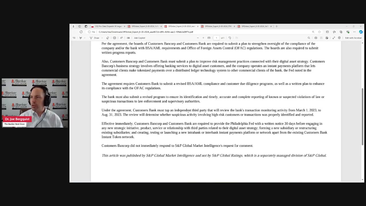 Episode 215: Customers Bank hit with enforcement action over crypto! (Crypto Series Part IX)