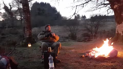 Morning campfire vlog.