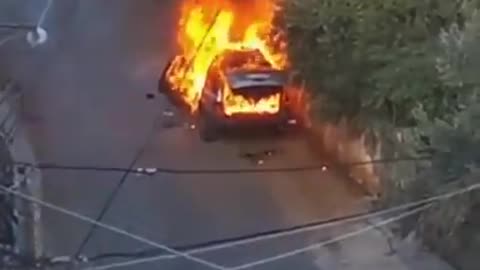 Electric vehicles spontaneously exploding across Lebanon just like the communication devices.