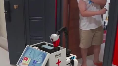 Dystopian vax robot -- coming soon to your town?