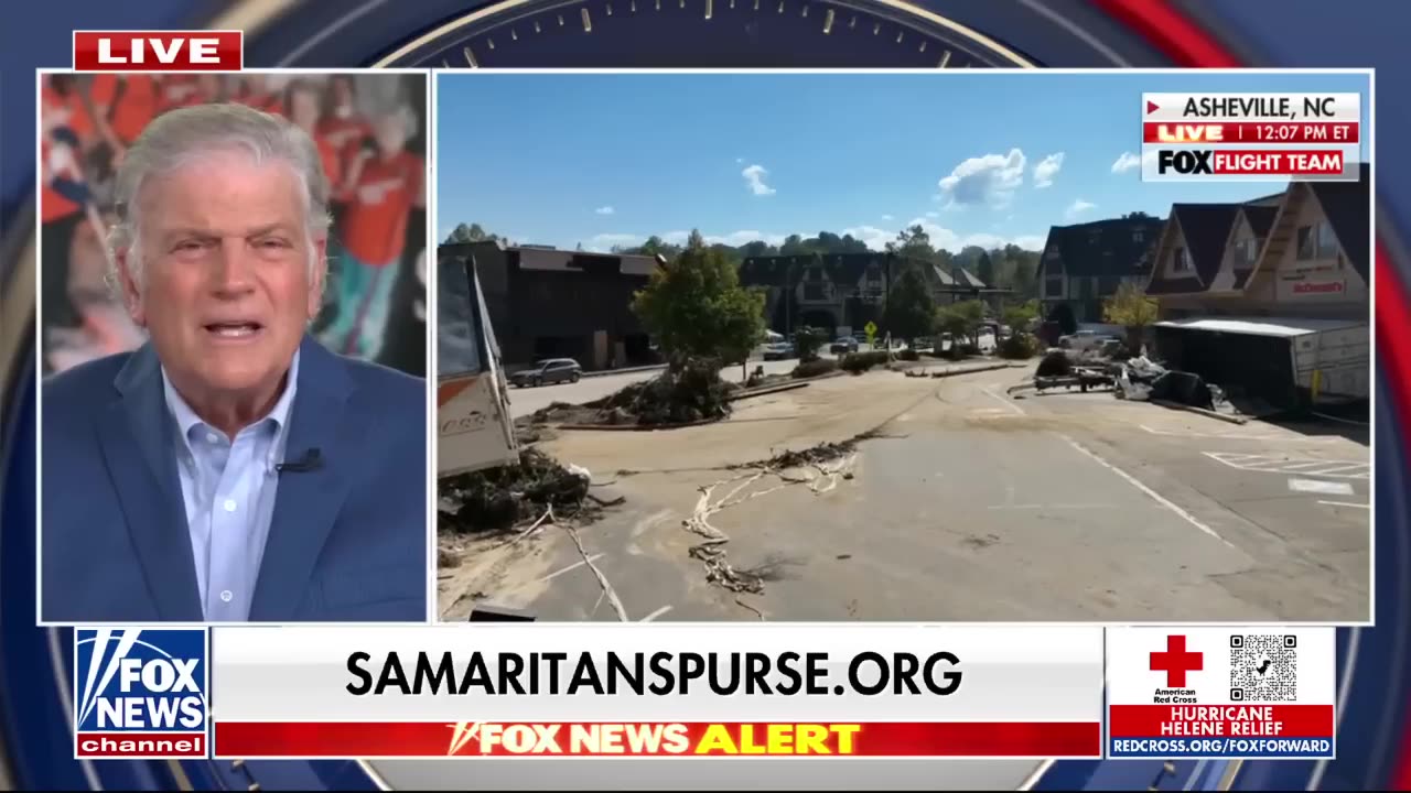 Rev. Franklin Graham describes situation on the ground in Helene-ravaged NC