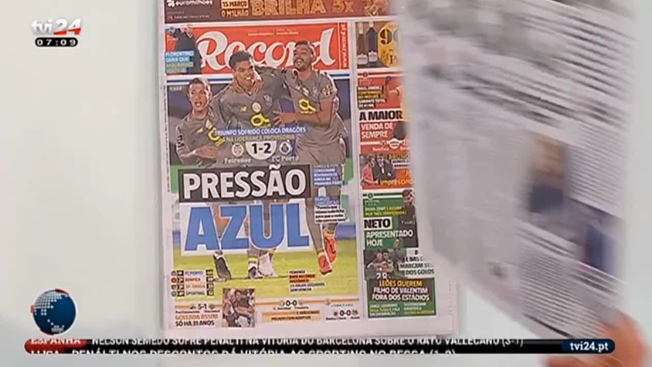 Jornalista da TVI troca ladrões por Dragões