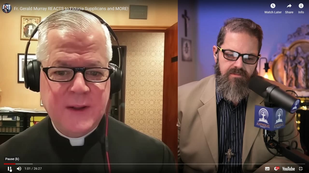 Fr. Gerard Murray reacts to Fiducia Supplicans and more Joe McClane 17-01-24