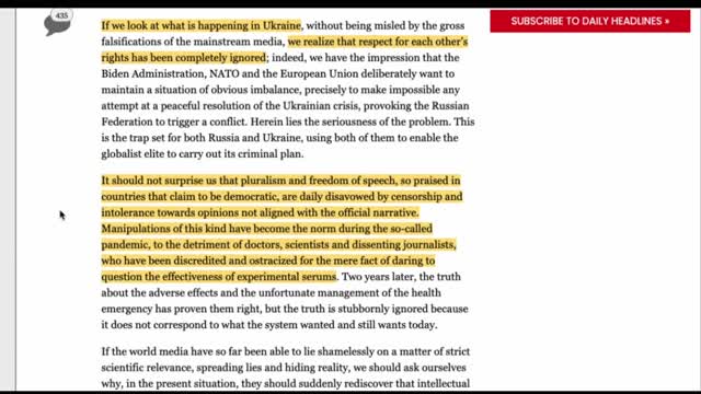 Catherine Austin Fitts on Archbishop Viganò's Ukraine-Russia Analysis