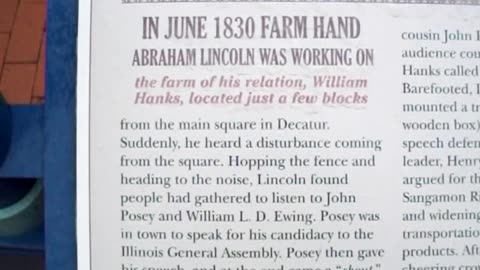 Lincoln's First Speech